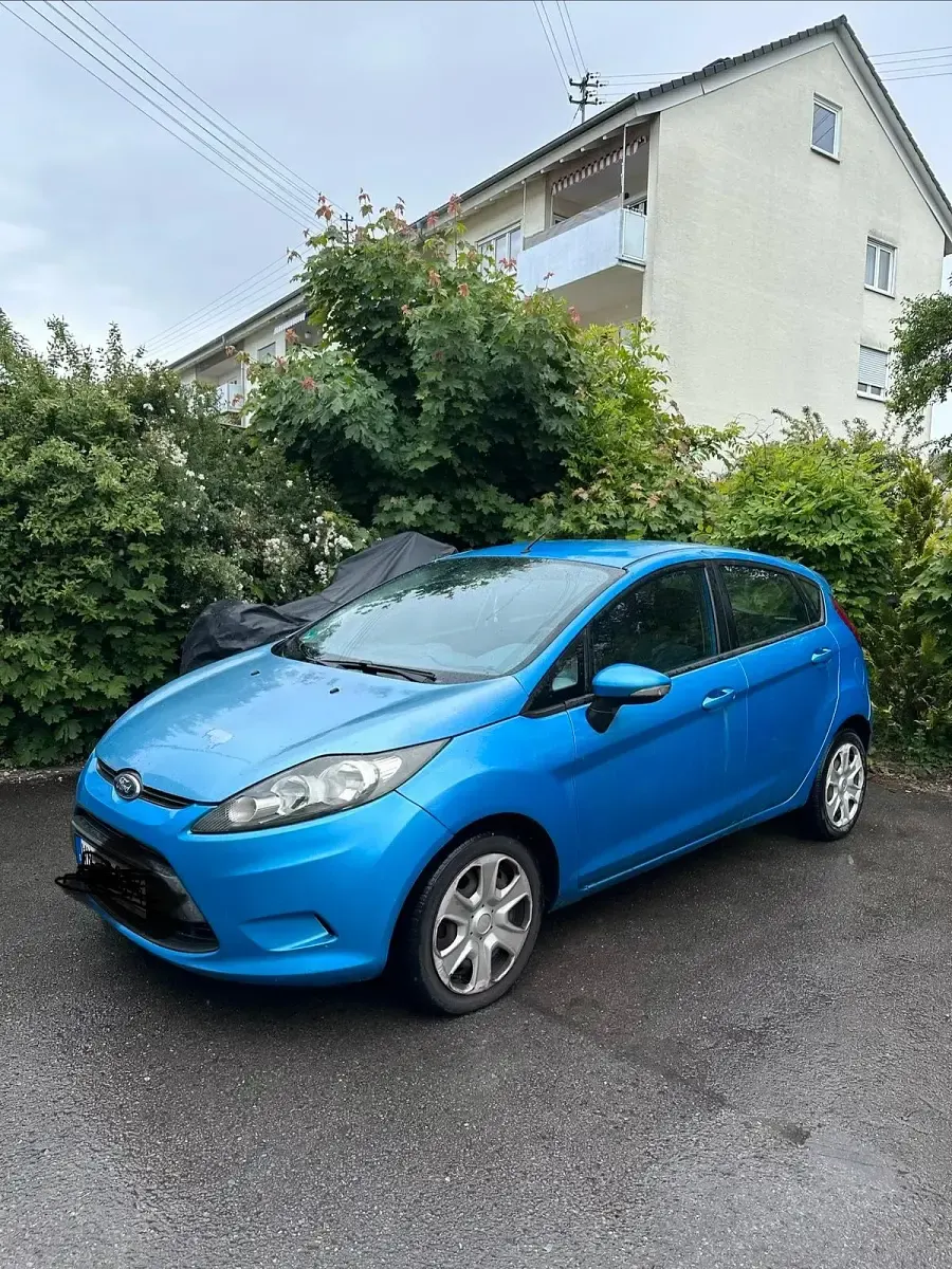 Gebraucht Ford Fiesta 2008 Blau Kleinwagen