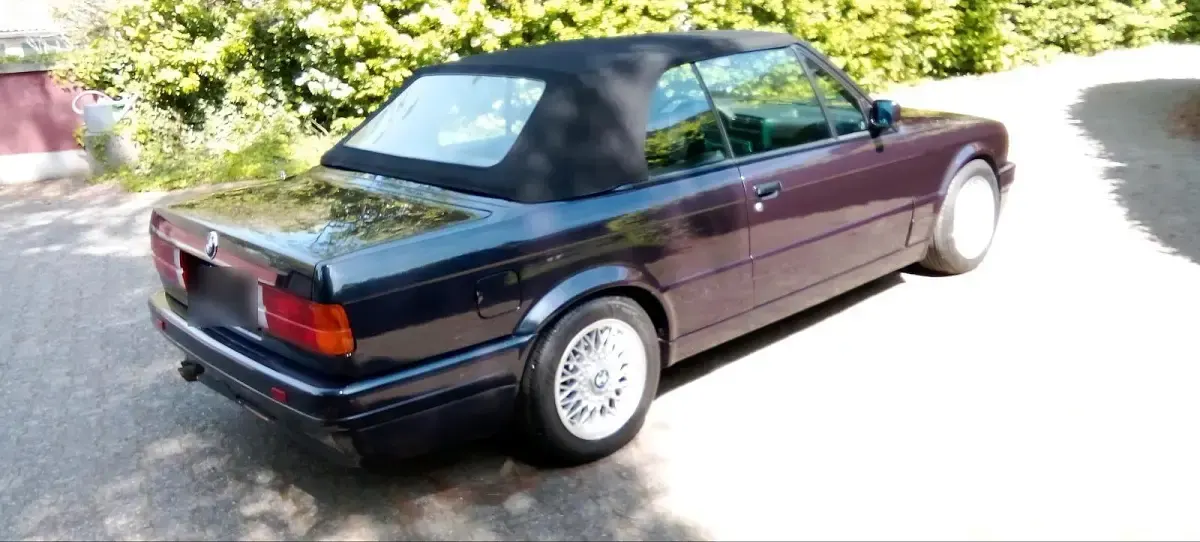Gebraucht BMW 325 Cabriolet Shadowline 170 PS (125 kW) 1990 Blau Cabrio