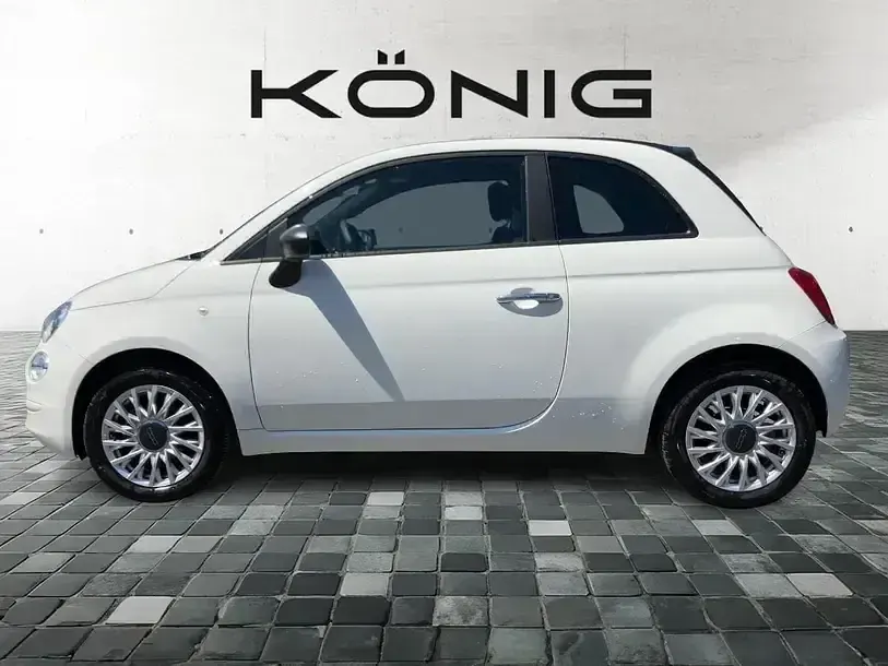 Gebraucht Fiat 500C Basis 69 PS (50 kW) 2023 Gelato weiß (weiß) Cabrio