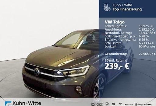 Gebraucht VW Taigo Style 110 PS (80 kW) 2023 Grau SUV