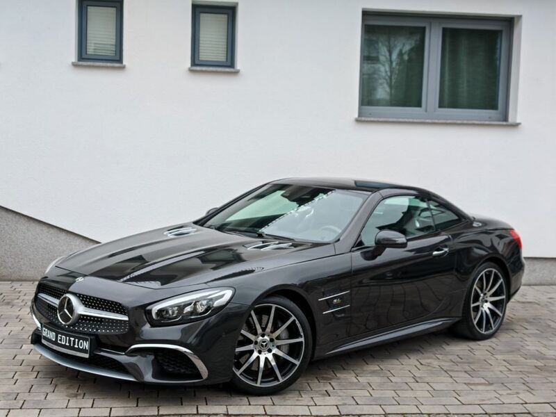 Gebraucht Mercedes SL500 455 PS (334 kW) 2019 Designo graphitgrau Cabrio