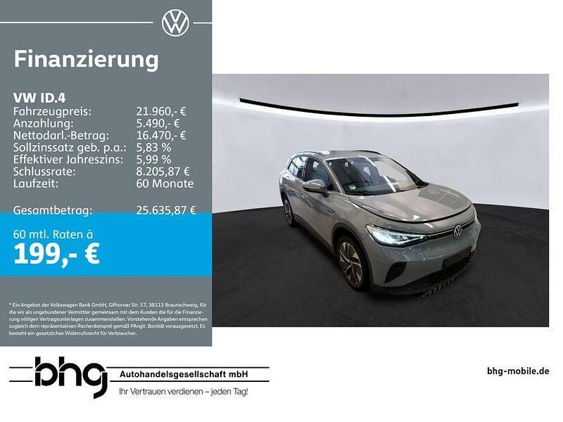 Gebraucht VW ID.4 Pure 125 kW (170 PS) 2022 Grau SUV