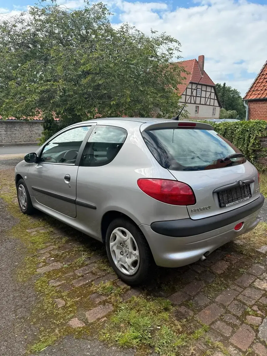 Gebraucht Peugeot 206 60 PS (44 kW) 2001 Grau Kleinwagen