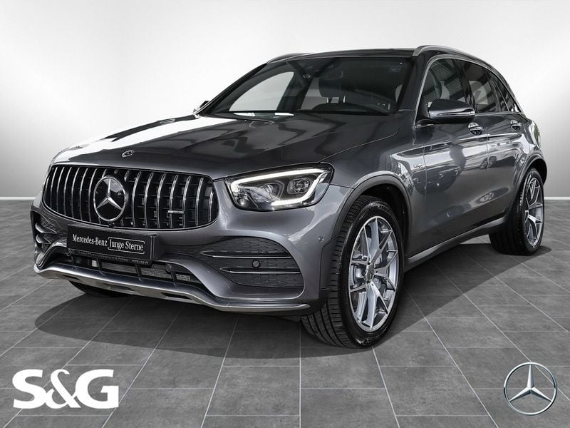 Metalliclack selenitgrau Gebraucht 2020 Mercedes GLC43 AMG AMG SUV | 54.890 € (Teuer) - Bild 1/4