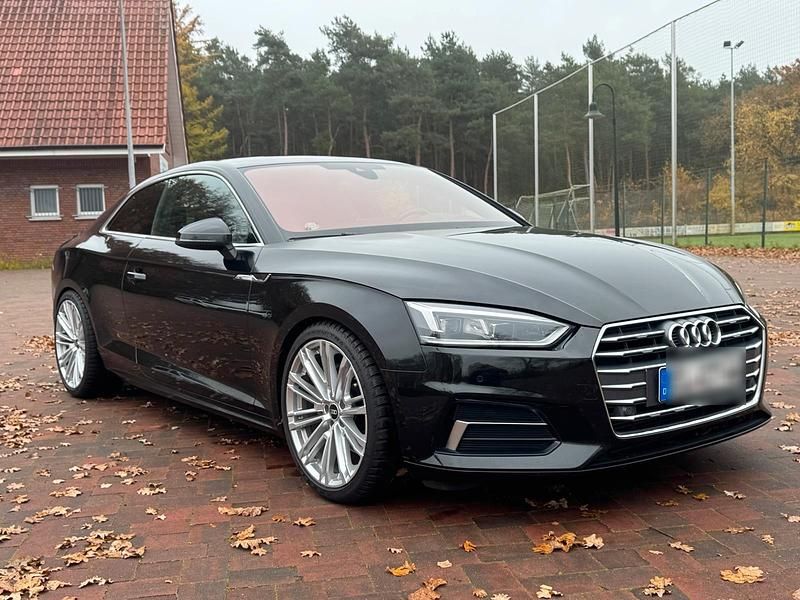 Schwarz Gebraucht 2018 Audi A5 S-Line Coupé | 20.500 € - Bild 1/4
