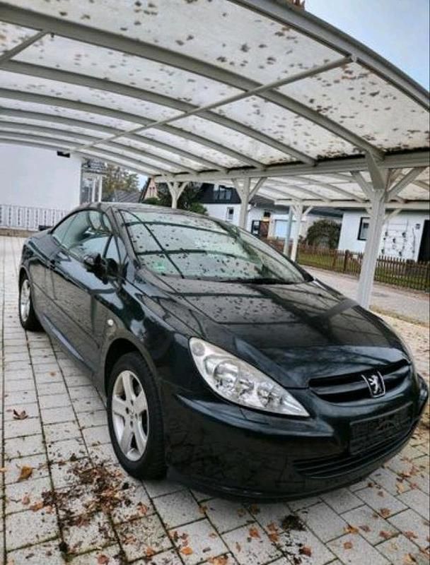 Schwarz Gebraucht 2004 Peugeot 307 CC Cabrio | 1.999 € (Fairer Preis) - Bild 1/4