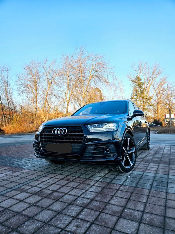 Schwarz Gebraucht 2018 Audi Q7 S-Line SUV | 38.400 € (Fairer Preis) - Bild 1/4