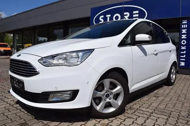 Frost weiß Gebraucht 2016 Ford C-MAX Titanium Van / Kleinbus | 10.990 € (Fairer Preis) - Bild 1/4