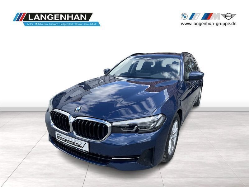 Blau Gebraucht 2021 BMW 530 Kombi | 31.615 € (Superpreis) - Bild 1/4