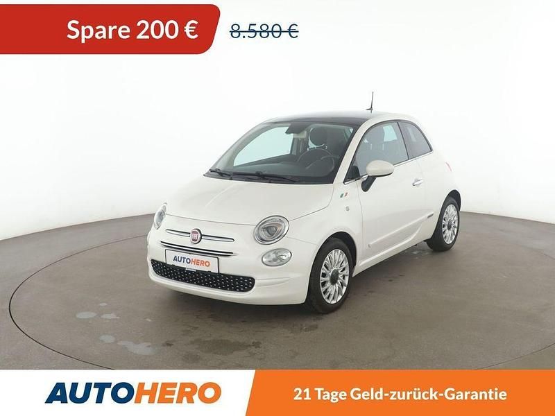 Weiß Gebraucht 2018 Fiat 500 Lounge Limousine | 8.380 € (Fairer Preis) - Bild 1/3