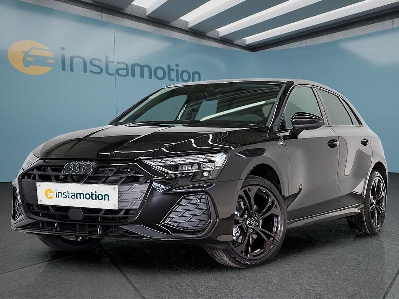 Schwarz Gebraucht 2025 Audi A3 S-Line Kleinwagen | 38.399 € - Bild 1/4