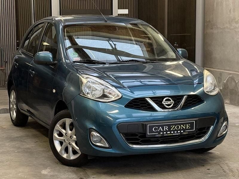 Gebraucht Nissan Micra Acenta 80 PS (58 kW) 2015 Blau Kleinwagen