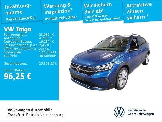 Gebraucht VW Taigo Goal 116 PS (85 kW) 2025 Blau SUV