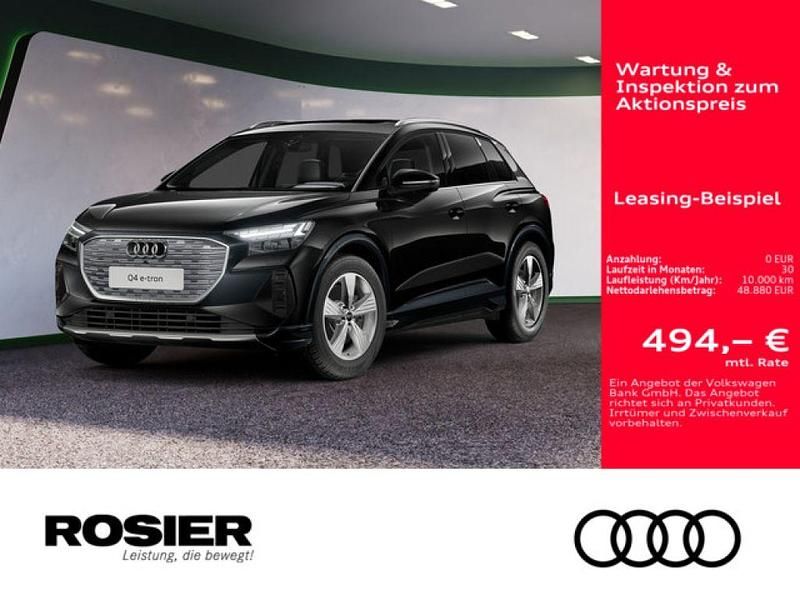 Schwarz / mythosschwarz (metallic) Gebraucht 2025 Audi e-tron SUV | 48.660 € (Guter Preis) - Bild 1/4