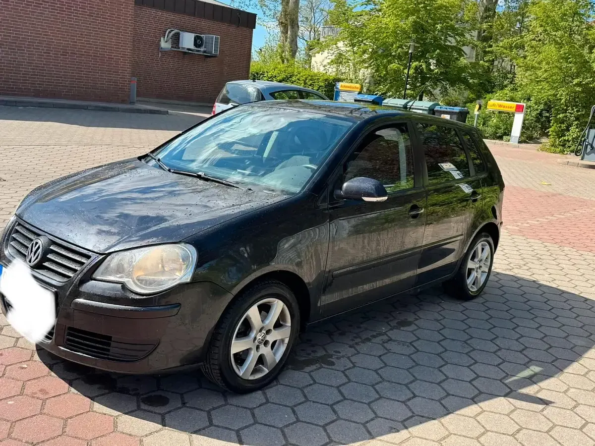 Gebraucht VW Polo 64 PS (47 kW) 2007 Schwarz Kleinwagen