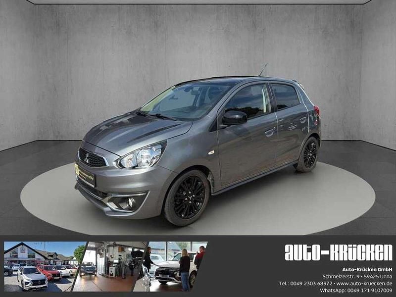 Platinumgrau/schwarz Gebraucht 2019 Mitsubishi Space Star Diamant Edition Limousine | 10.990 € (Etwas zu teuer) - Bild 1/4
