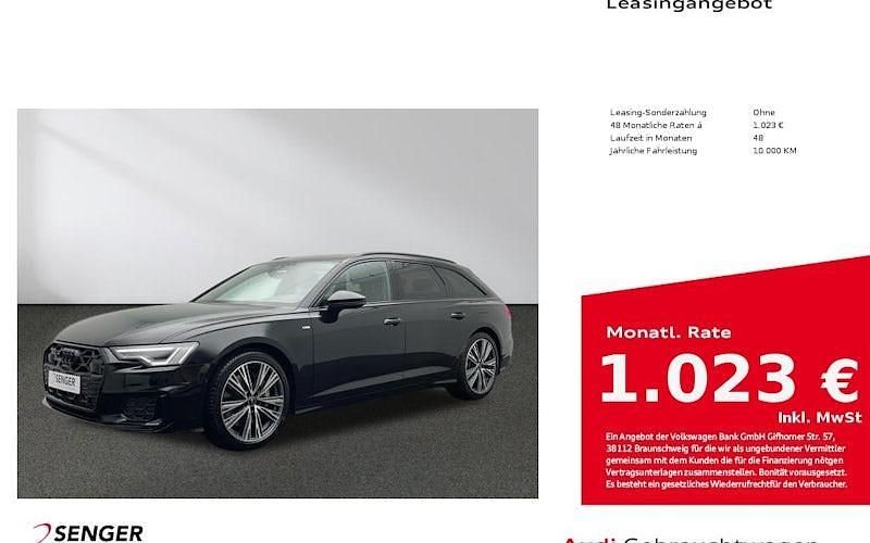 Schwarz Gebraucht 2025 Audi A6 S-Line Kombi | 71.440 € - Bild 1/4
