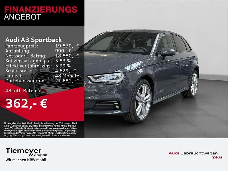 Nanograu metallic Gebraucht 2020 Audi A3 e-tron S-Line Kleinwagen | 19.870 € (Superpreis) - Bild 1/4