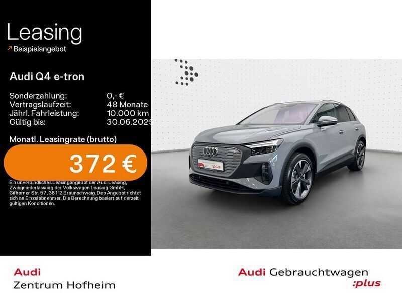 Kieselgrau Gebraucht 2024 Audi Q4 e-tron Ambiente SUV | 41.990 € - Bild 1/4