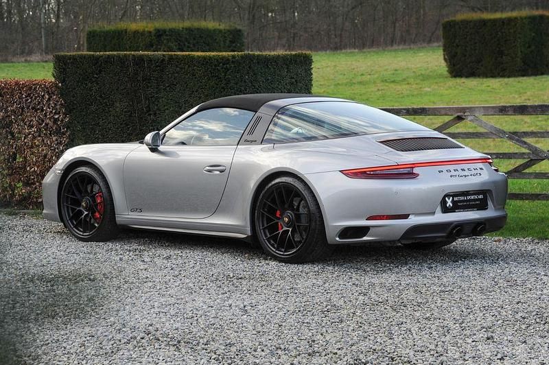 Gebraucht Porsche 911 Carrera 4 GTS Targa 450 PS (330 kW) 2019 Silber Cabrio