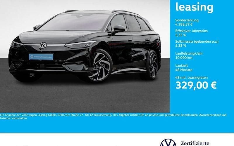 Grenadillschwarz metallic Gebraucht 2024 VW ID.7 Pro Limousine | 43.411 € (Guter Preis) - Bild 1/4