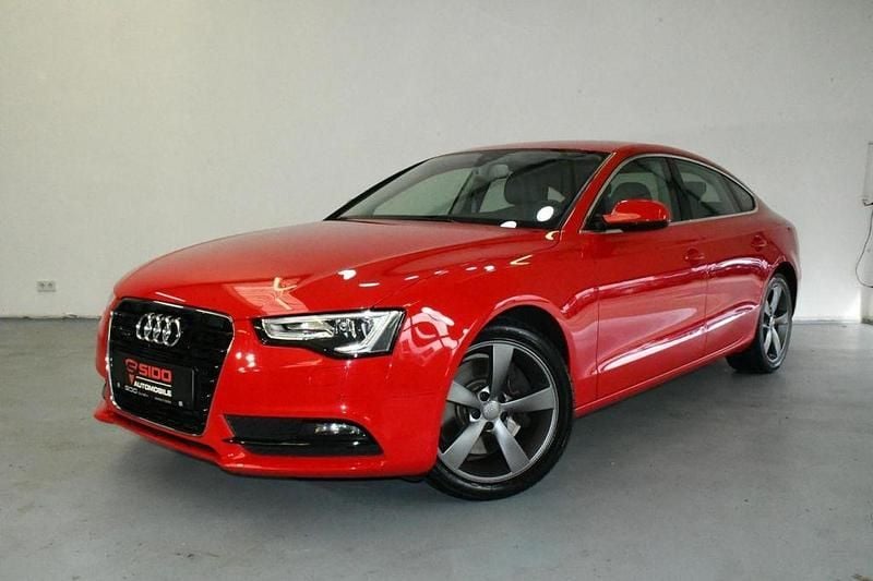 Brilliant rot Gebraucht 2014 Audi A5 Sportback S-Line Kleinwagen | 19.980 € (Guter Preis) - Bild 1/4