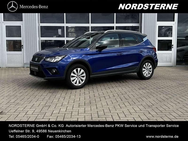 "mystery" blau Gebraucht 2018 Seat Arona XCELLENCE SUV | 14.888 € (Fairer Preis) - Bild 1/4