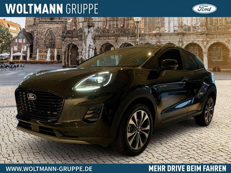 Obsidianschwarz metallic Neu 2025 Ford Puma Titanium SUV | 24.990 € (Guter Preis) - Bild 1/4