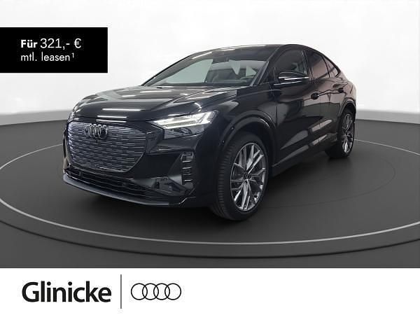 Schwarz (mythosschwarz metallic) Neu 2025 Audi Q4 Sportback e-tron Ambiente SUV | 59.590 € (Superpreis) - Bild 1/3