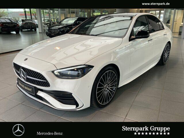 Unilack polarweiß Gebraucht 2024 Mercedes C300 AMG Limousine | 56.790 € - Bild 1/4