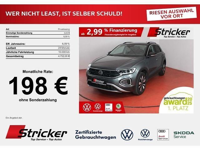 Gebraucht VW T-Roc Goal 150 PS (110 kW) 2025 Indiumgrau metallic (metallic) SUV
