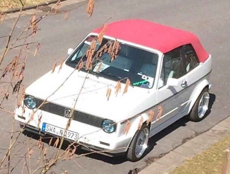 Gebraucht VW Golf Cabriolet 98 PS (72 kW) 1987 Weiß Cabrio