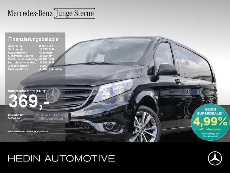 Schwarz Gebraucht 2022 Mercedes Vito Van / Kleinbus | 43.792 € - Bild 1/4