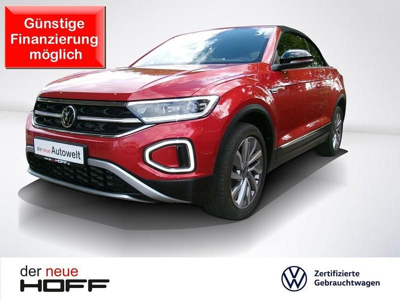 Kings red metallic Gebraucht 2024 VW T-Roc Cabriolet Move Cabrio | 30.975 € (Guter Preis) - Bild 1/4