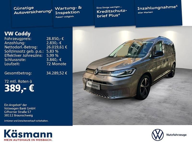Mojave beige metallic Gebraucht 2022 VW Caddy Style Van / Kleinbus | 28.850 € (Guter Preis) - Bild 1/4