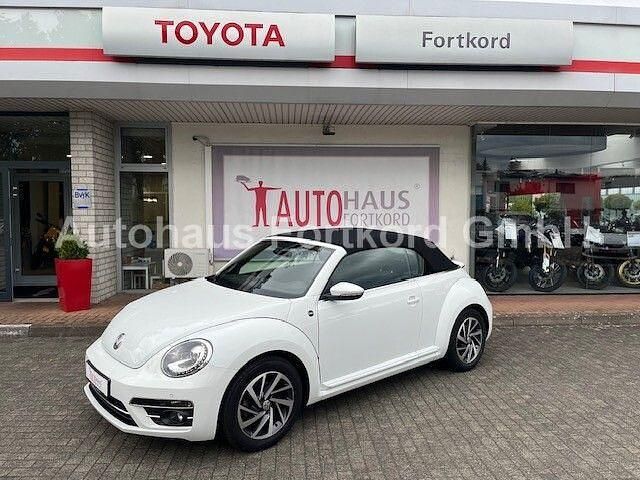 Schneeweiss Gebraucht 2017 VW Beetle Sound Cabrio | 19.980 € (Fairer Preis) - Bild 1/4