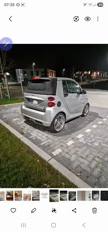 Gebraucht Smart ForTwo Cabrio Brabus Xclusive 98 PS (72 kW) 2008 Grau Cabrio