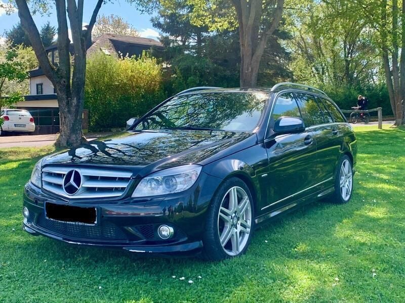 Schwarz Gebraucht 2008 Mercedes C320 Avantgarde Kombi | 6.500 € (Superpreis) - Bild 1/4