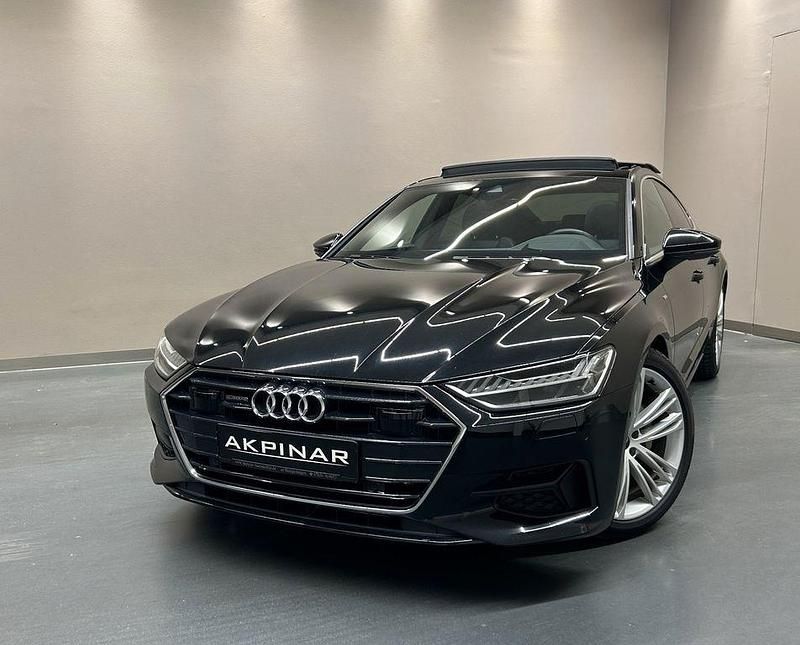 Schwarz Gebraucht 2021 Audi A7 Sportback S-Line Kleinwagen | 48.800 € (Superpreis) - Bild 1/4