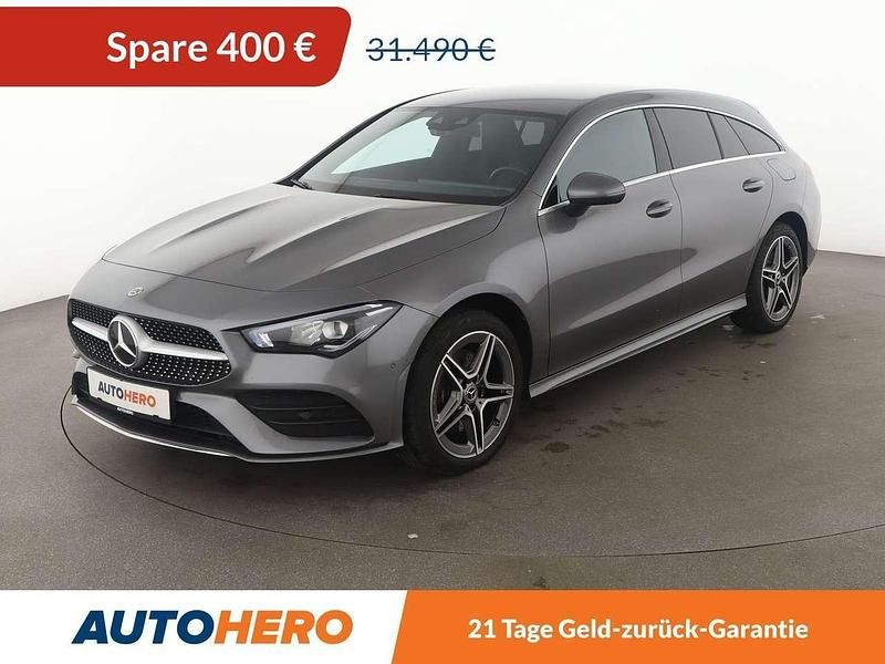 Mountaingrau Gebraucht 2022 Mercedes CLA250e Shooting Brake AMG line Kombi | 31.090 € (Fairer Preis) - Bild 1/3