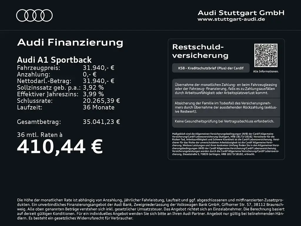 Gebraucht Audi A1 Sportback S-Line 207 PS (152 kW) 2025 Pfeilgrau perleffekt Kleinwagen