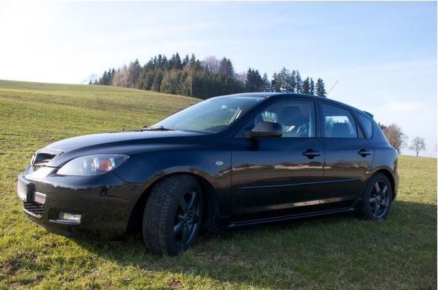 Gebraucht Mazda 3 204 PS (150 kW) 2007 Schwarz metallic Limousine