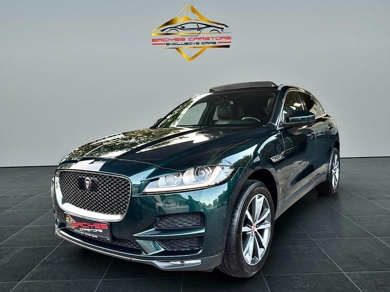 Gebraucht Jaguar F-Pace Prestige 179 PS (131 kW) 2017 British racing green SUV