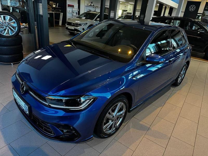 Blau Gebraucht 2022 VW Polo R-line Limousine | 18.990 € (Fairer Preis) - Bild 1/4