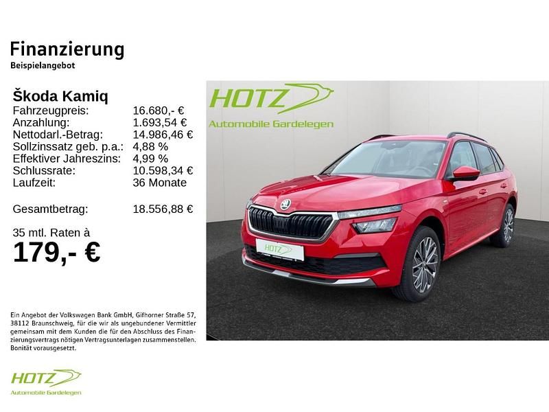 Gebraucht Skoda Kamiq Tour 95 PS (69 kW) 2022 Velvetrot metallic SUV