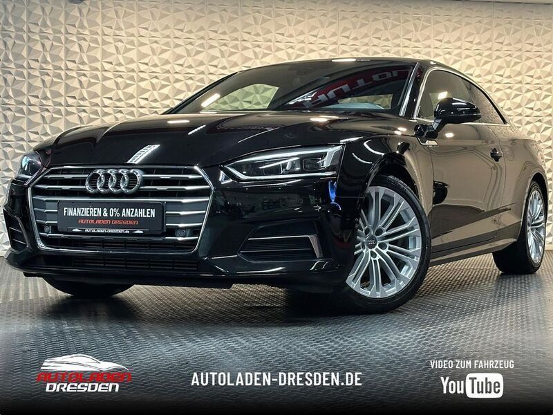 Mythosschwarz metallic Gebraucht 2017 Audi A5 Sport Coupé | 22.999 € (Guter Preis) - Bild 1/4