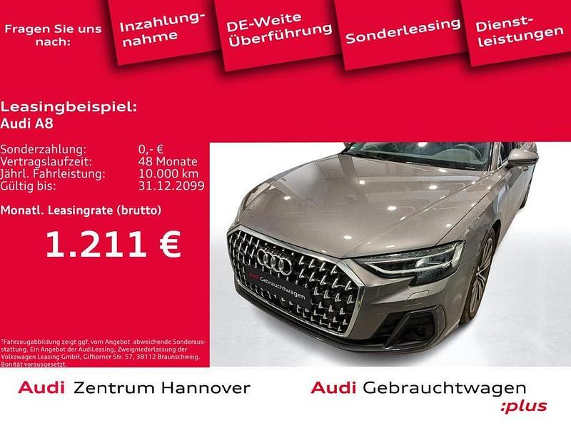 Z8 terragrau metallic (metallic) Gebraucht 2022 Audi A8 Limousine | 64.990 € - Bild 1/4