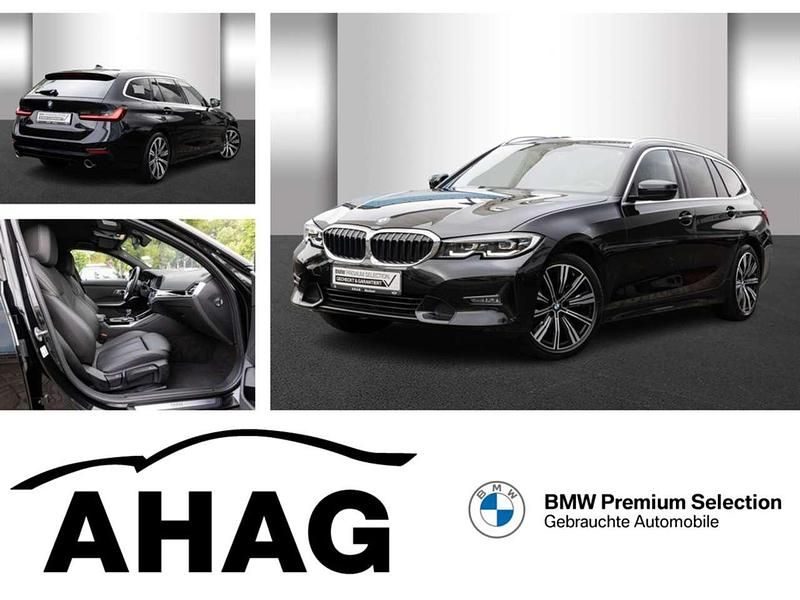 Saphirschwarz metallic Gebraucht 2021 BMW 318 Sport Line Kombi | 26.840 € (Fairer Preis) - Bild 1/4