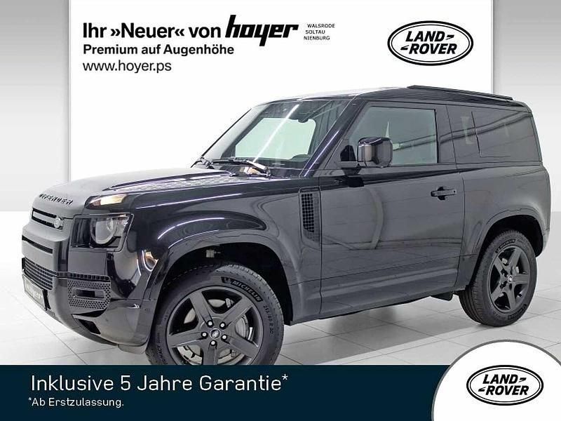 Santorini black Gebraucht 2024 Land Rover Defender SE Dynamic SUV | 69.880 € - Bild 1/4