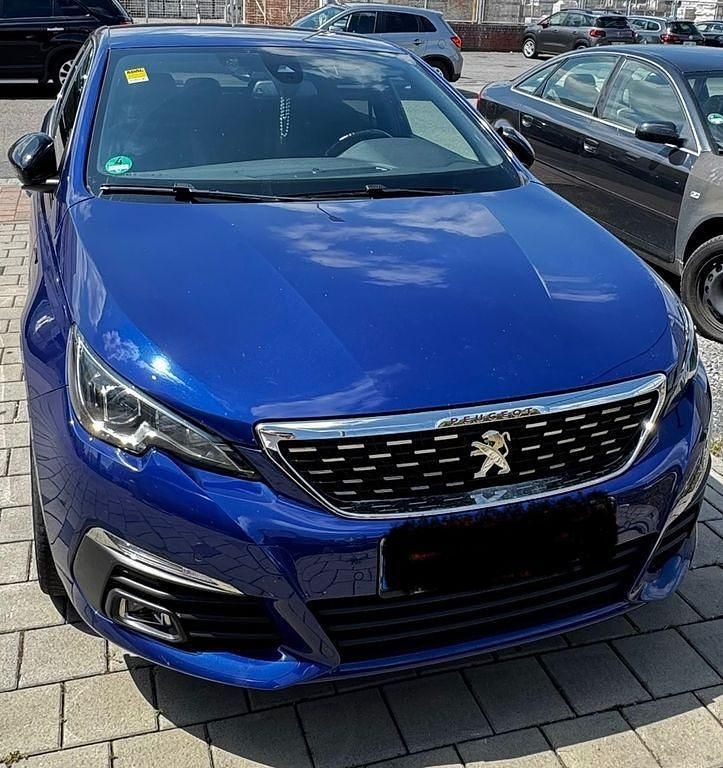 Blau Gebraucht 2017 Peugeot 308 GT-line Limousine | 9.250 € (Superpreis) - Bild 1/4